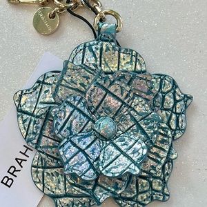 Brahmin Arctic Blue Magnolia Tassel